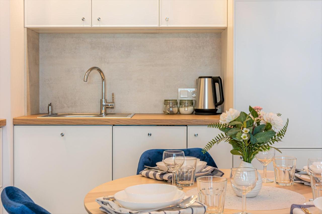 Apartmán Apartament Blue Door Marina Gdaňsk Exteriér fotografie